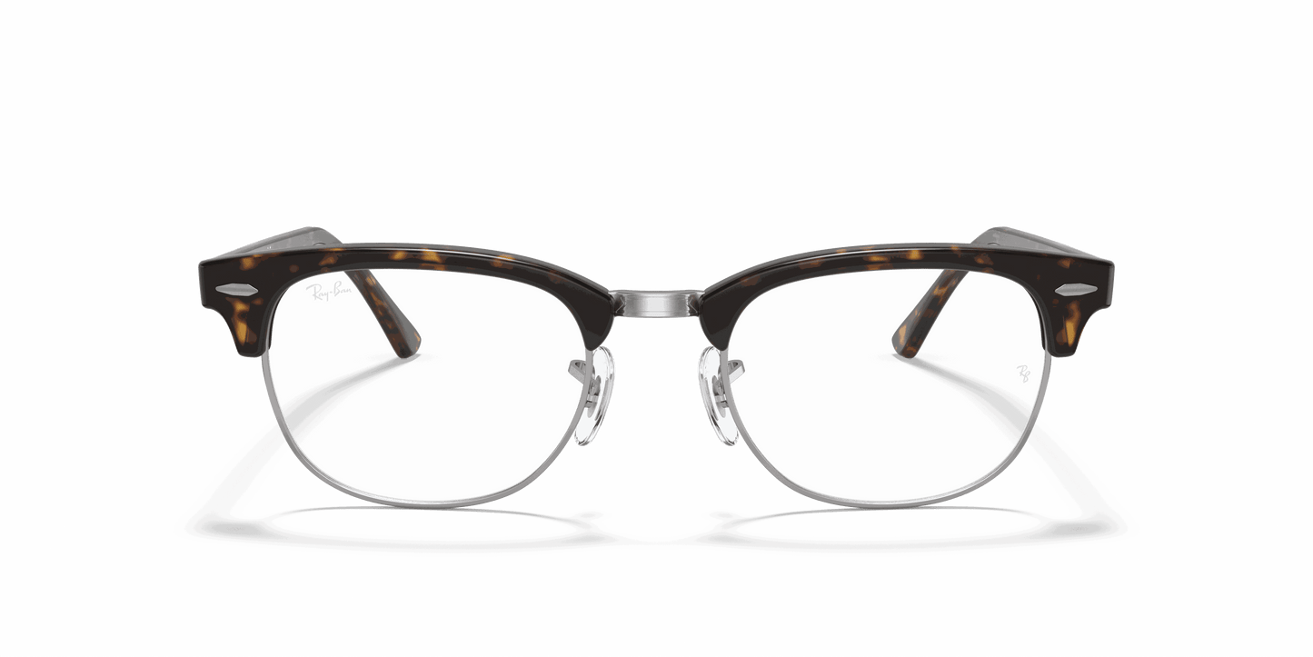 [Clear Lenses, Polished Dark Havana Frame]