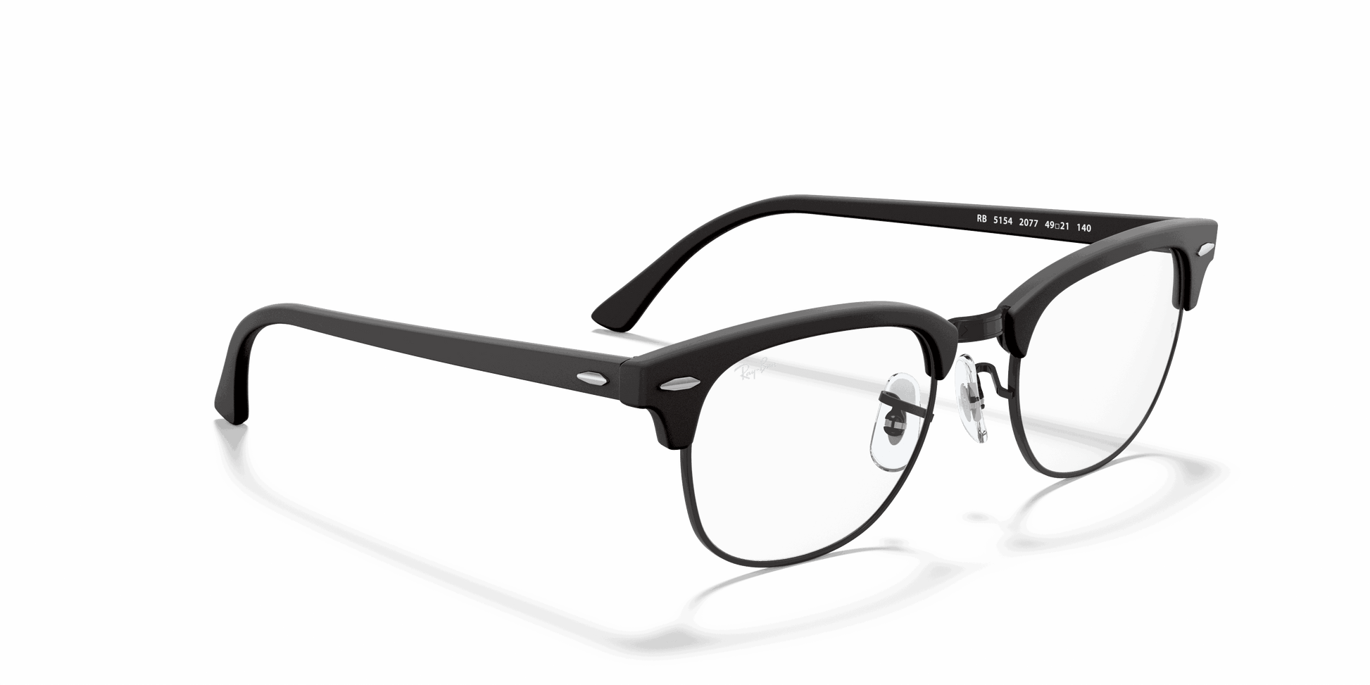 [Clear Lenses, Matte Black Frame]