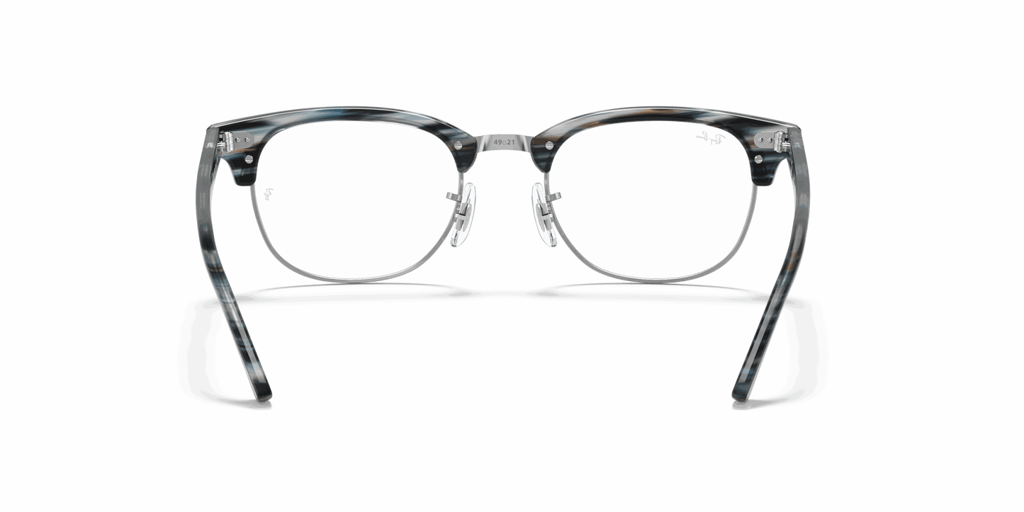 [Clear Lenses, Polished Blue Frame]
