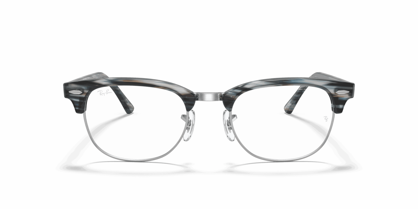 [Clear Lenses, Polished Blue Frame]
