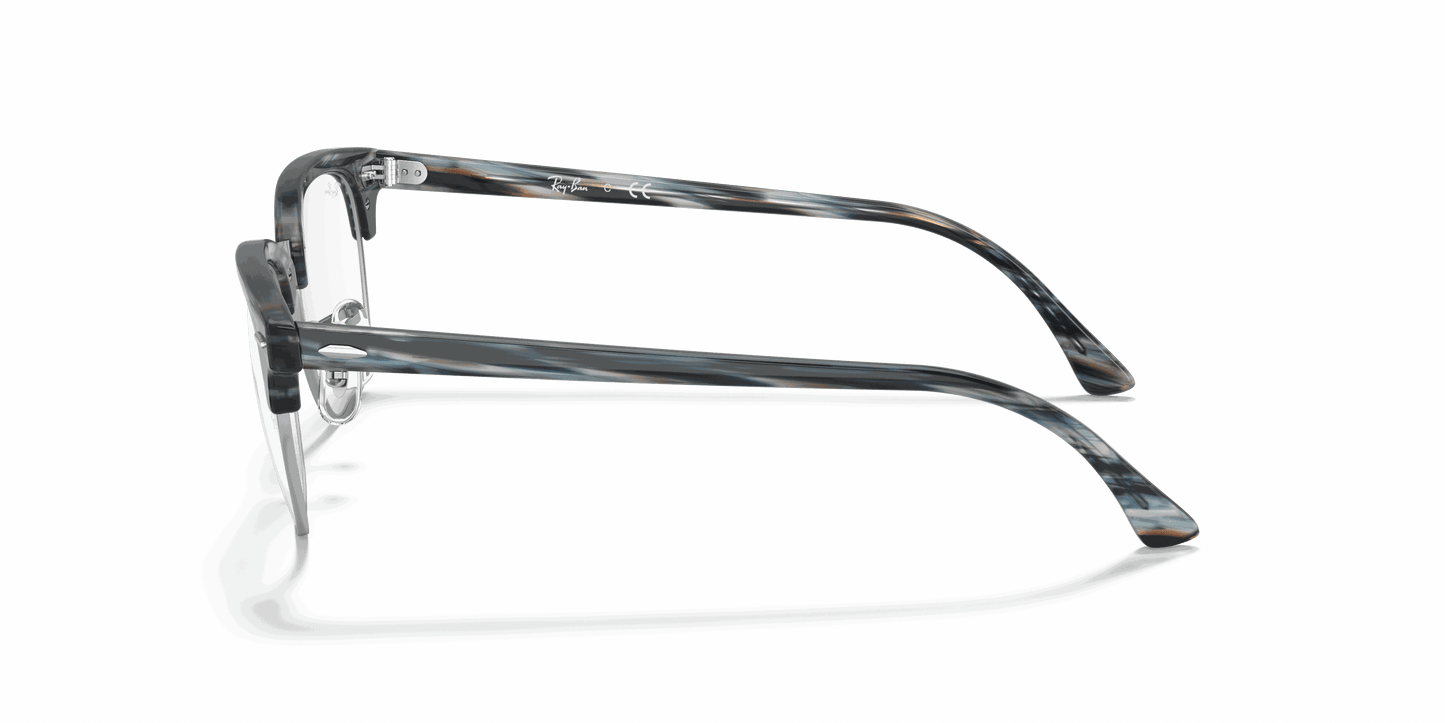 [Clear Lenses, Polished Blue Frame]