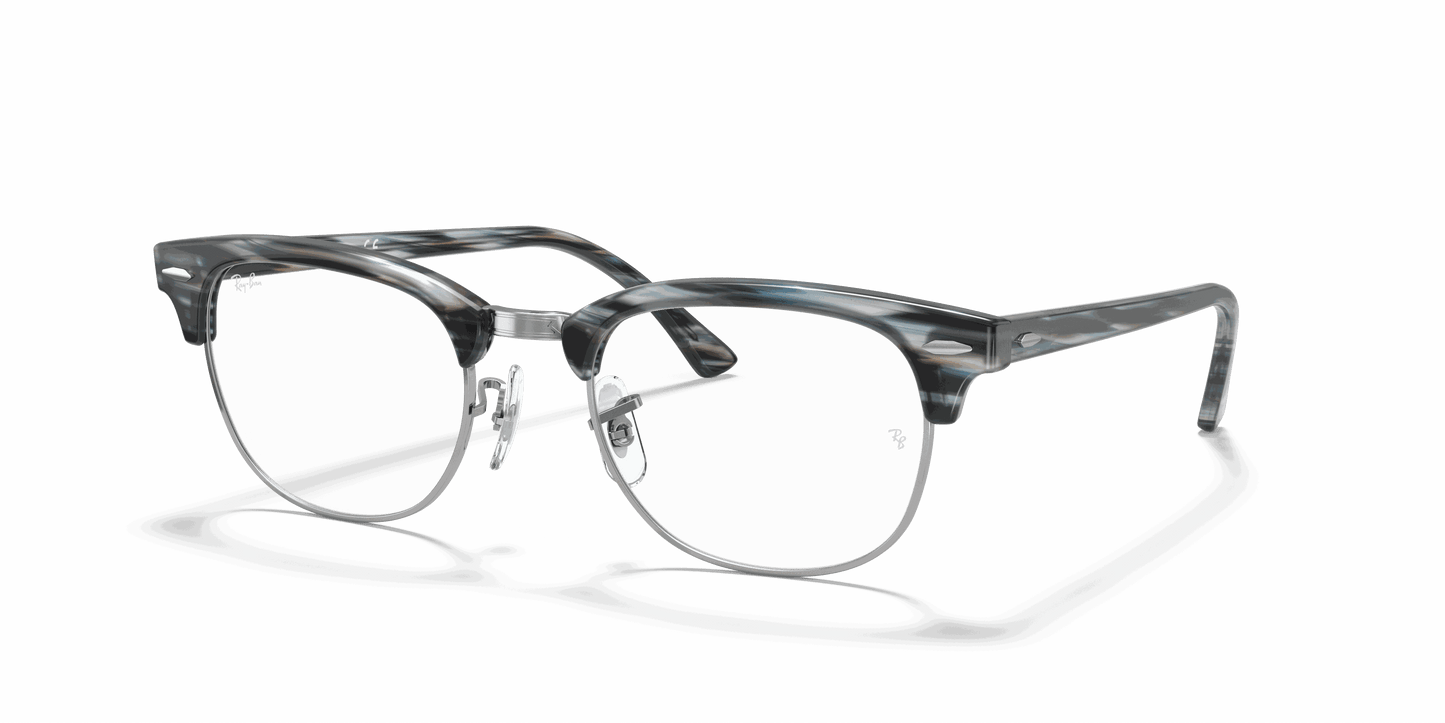 [Clear Lenses, Polished Blue Frame]