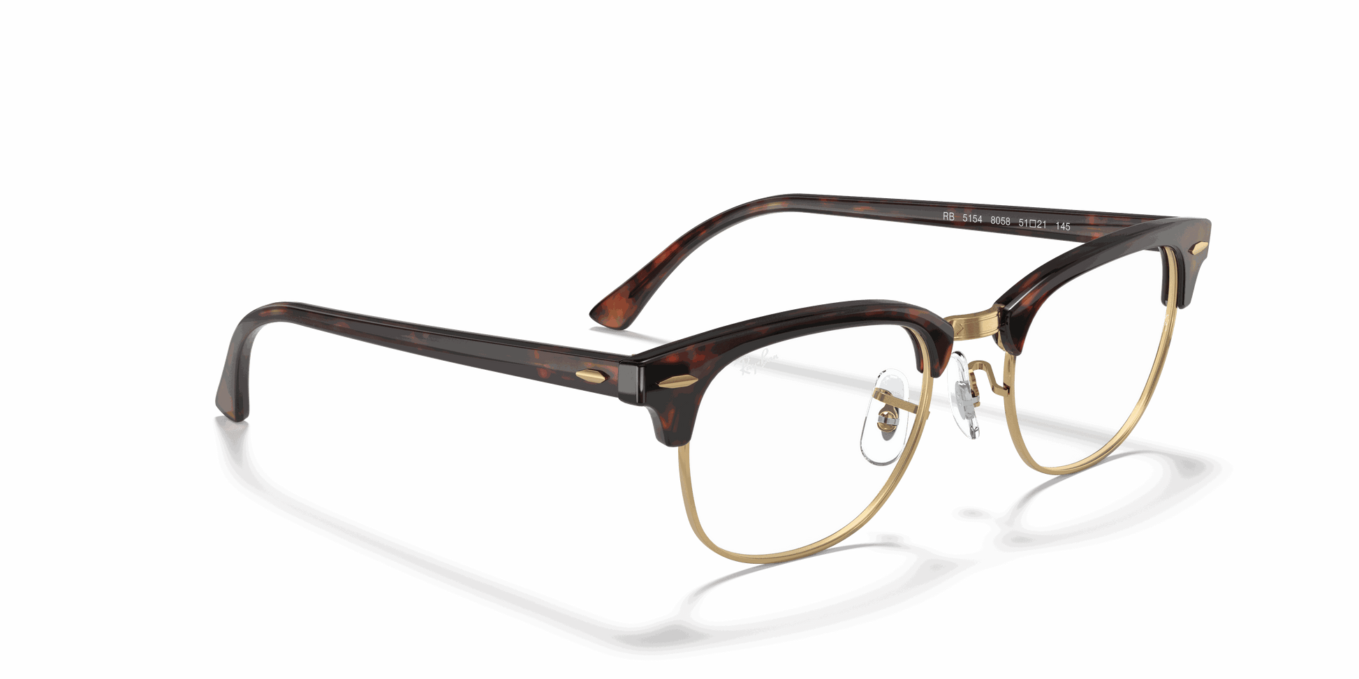 [Clear Lenses, Polished Tortoise Frame]