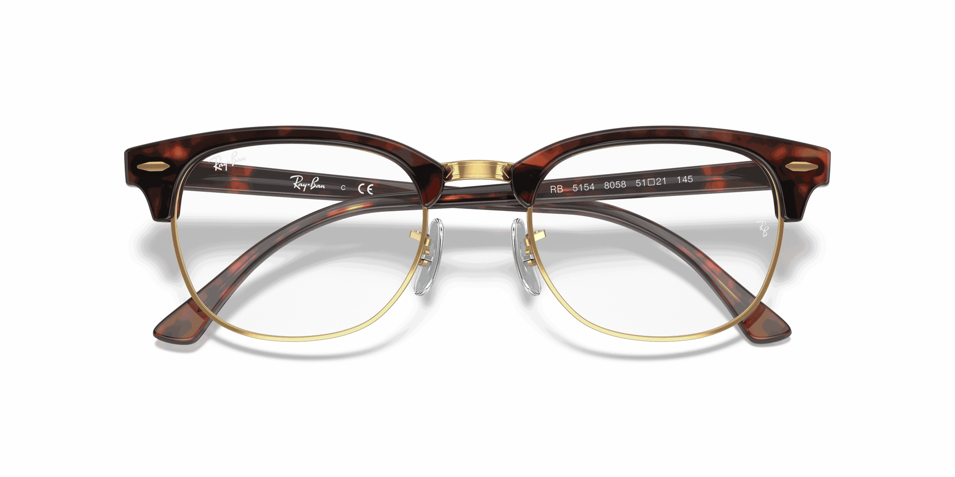[Clear Lenses, Polished Tortoise Frame]
