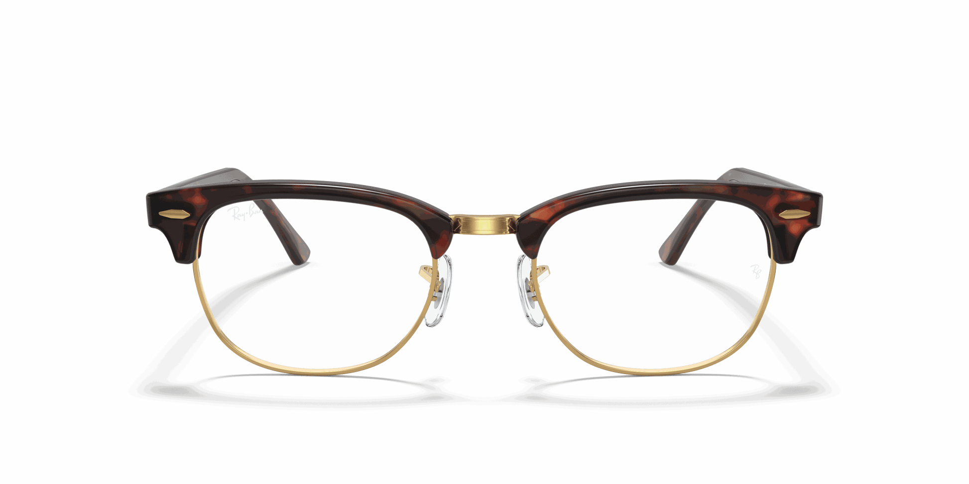 [Clear Lenses, Polished Tortoise Frame]