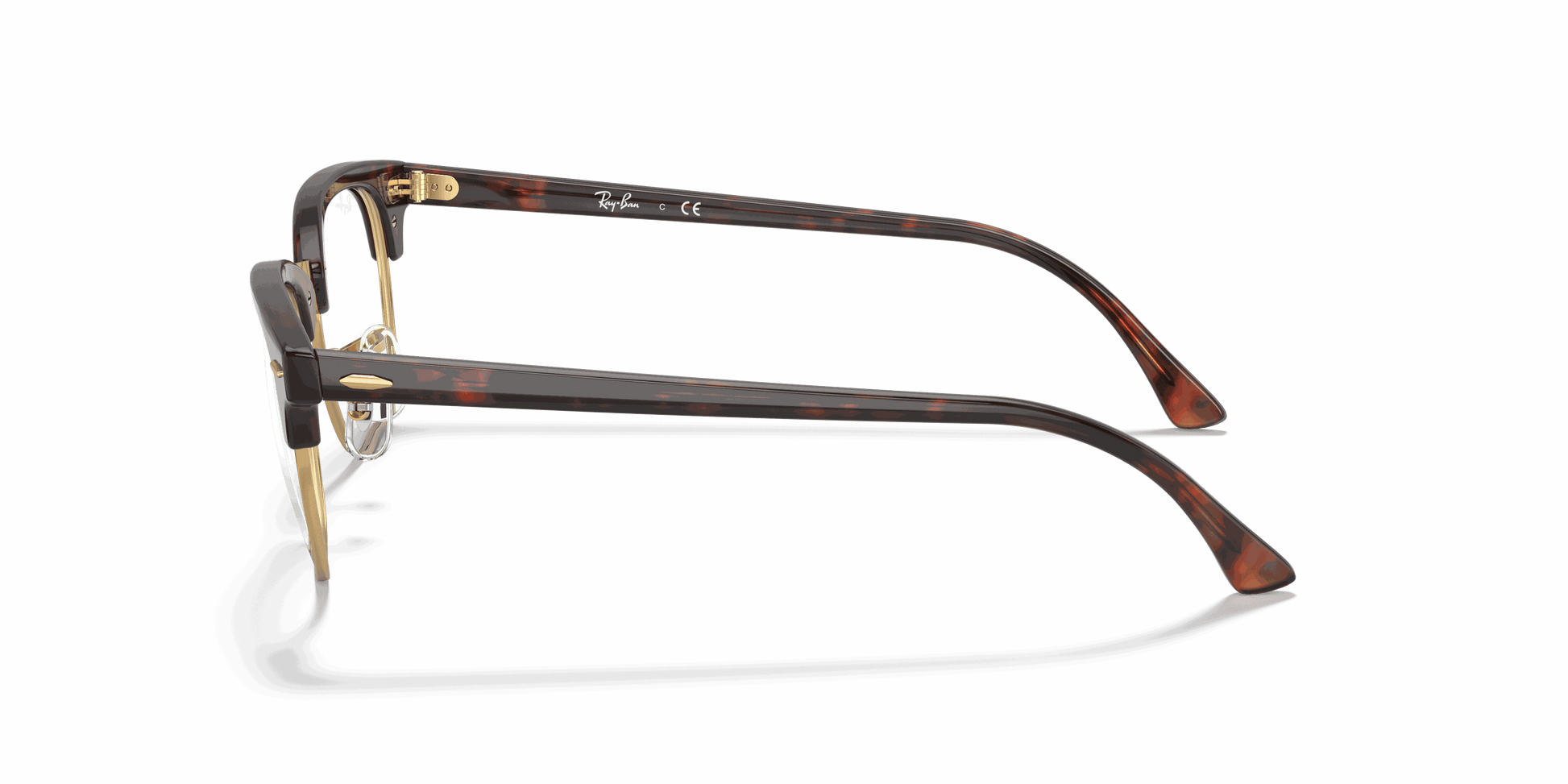 [Clear Lenses, Polished Tortoise Frame]
