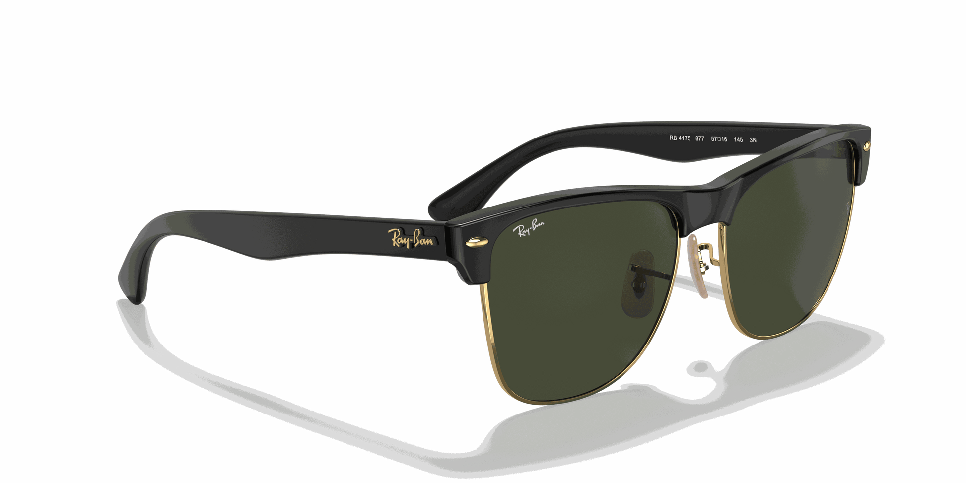 [G-15 Green Lenses, Matte Black On Gold Frame]