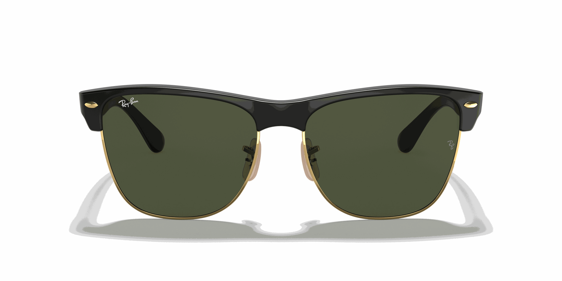 [G-15 Green Lenses, Matte Black On Gold Frame]