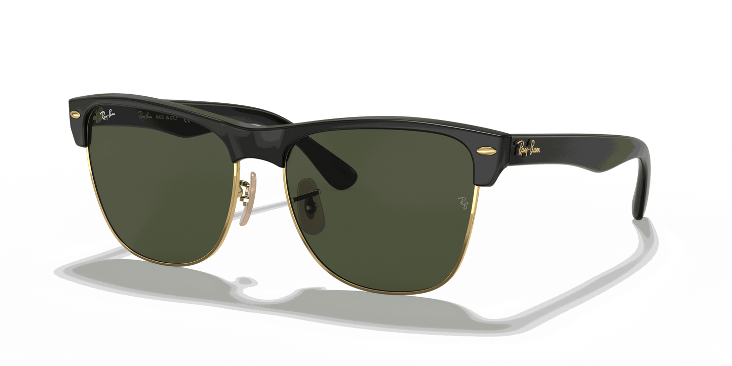 [G-15 Green Lenses, Matte Black On Gold Frame]