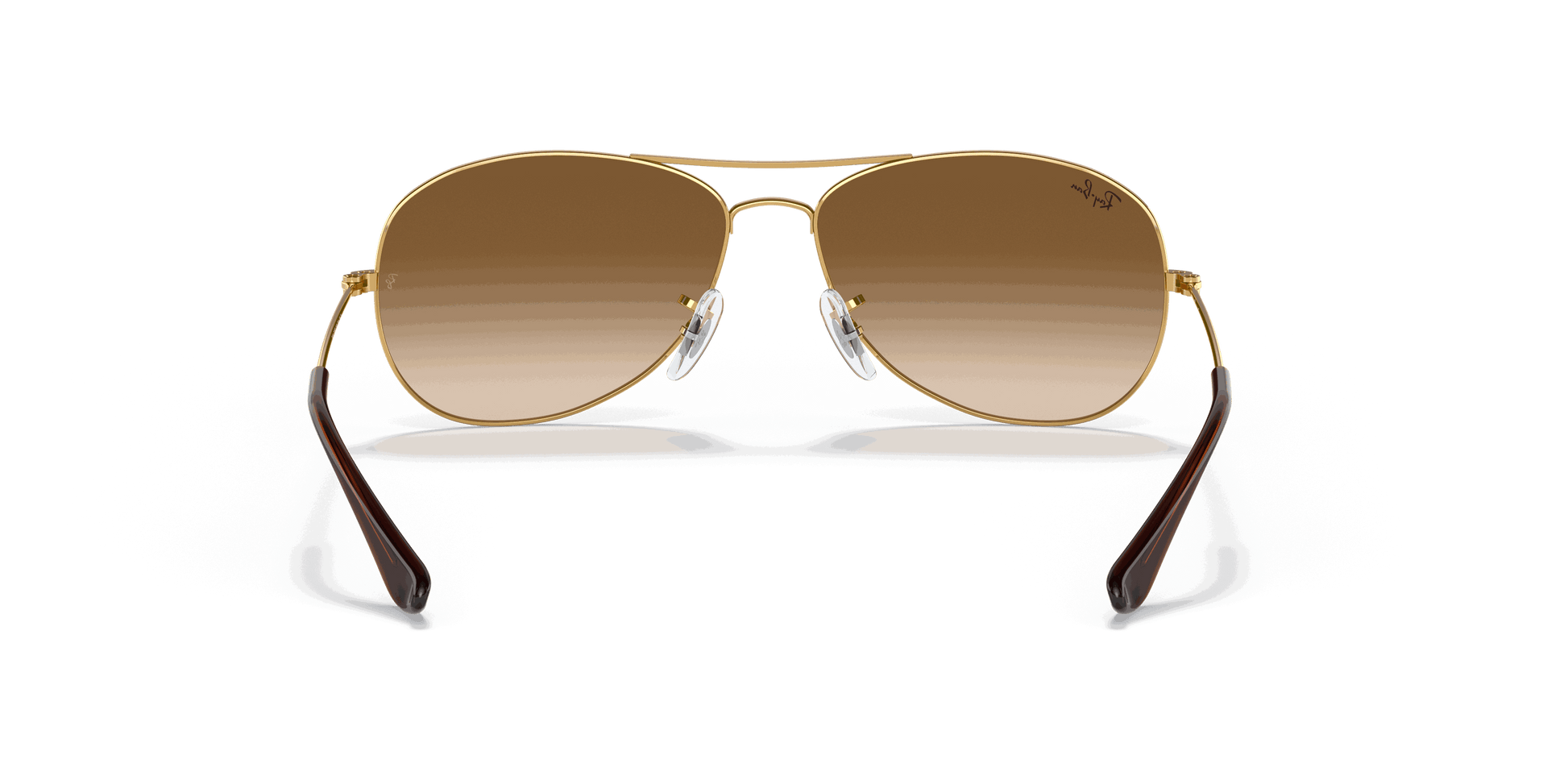 [Light Brown Gradient Lenses, Polished Arista Gold Frame]
