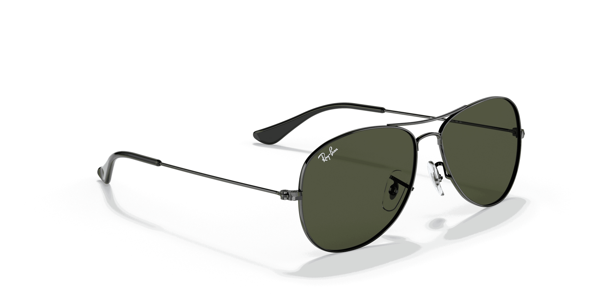[G-15 Green Lenses, Polished Gunmetal Frame]