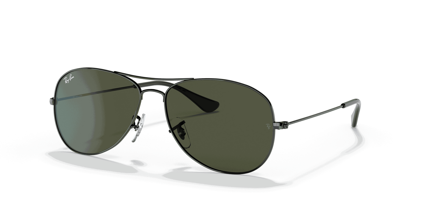 [G-15 Green Lenses, Polished Gunmetal Frame]