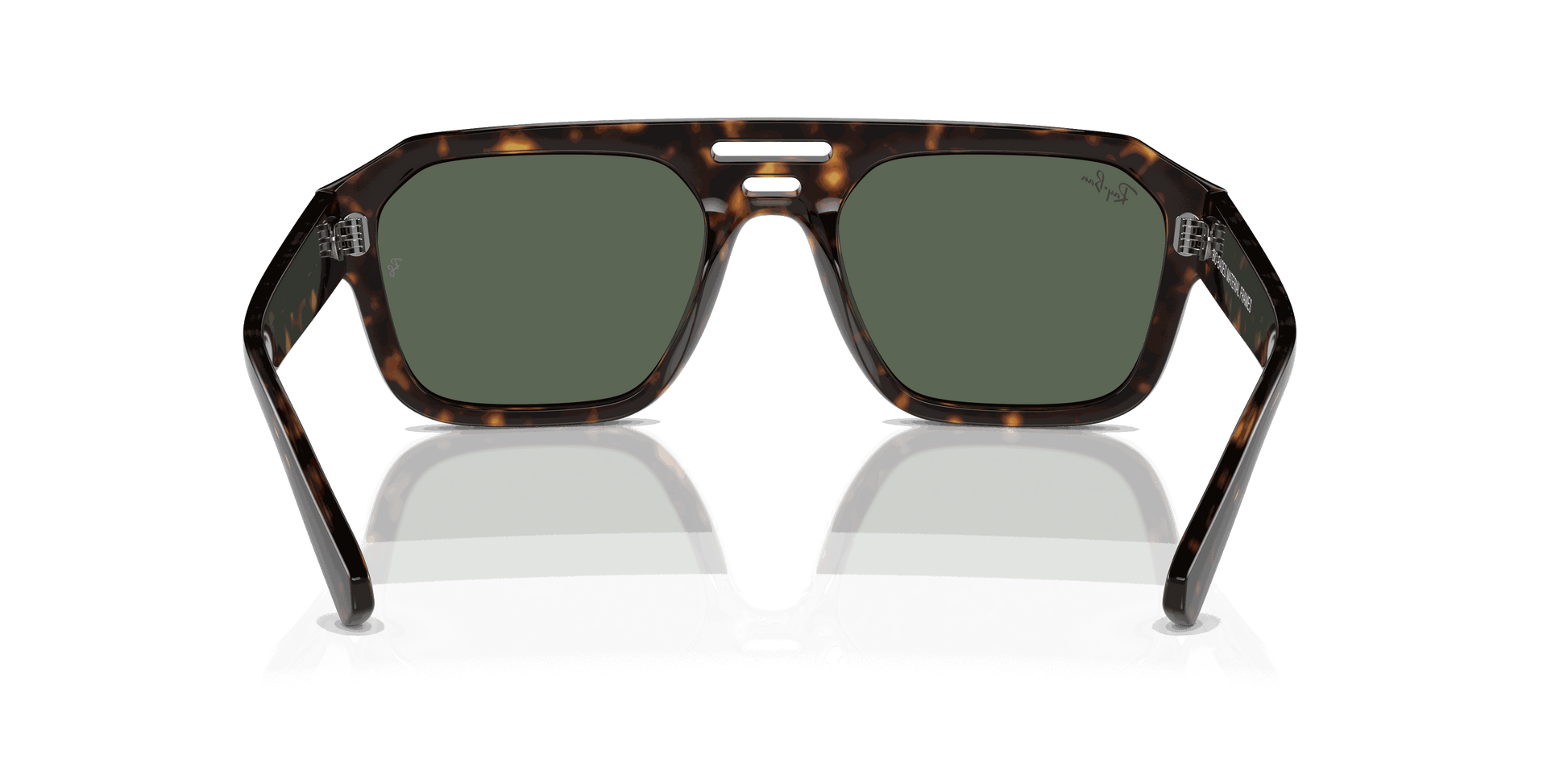 [Dark Green Lenses, Polished Havana Frame]