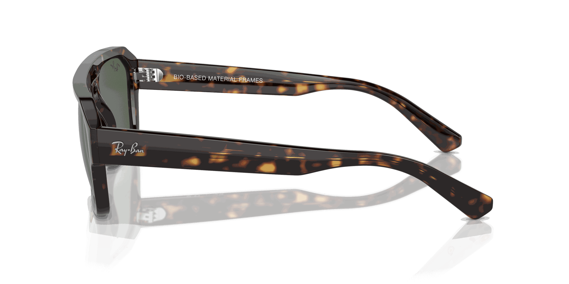 [Dark Green Lenses, Polished Havana Frame]