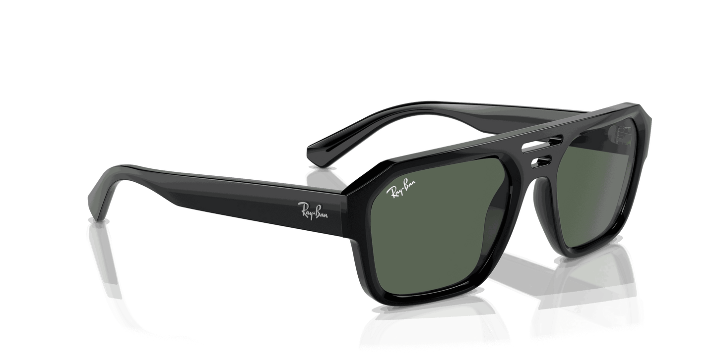 [Dark Green Lenses, Polished Black Frame]