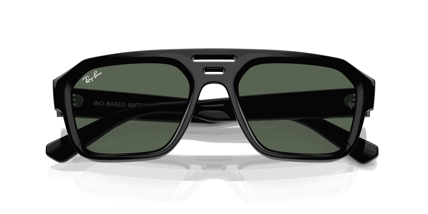 [Dark Green Lenses, Polished Black Frame]
