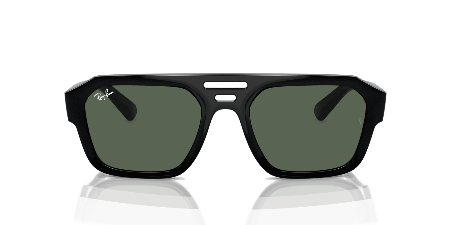 [Dark Green Lenses, Polished Black Frame]