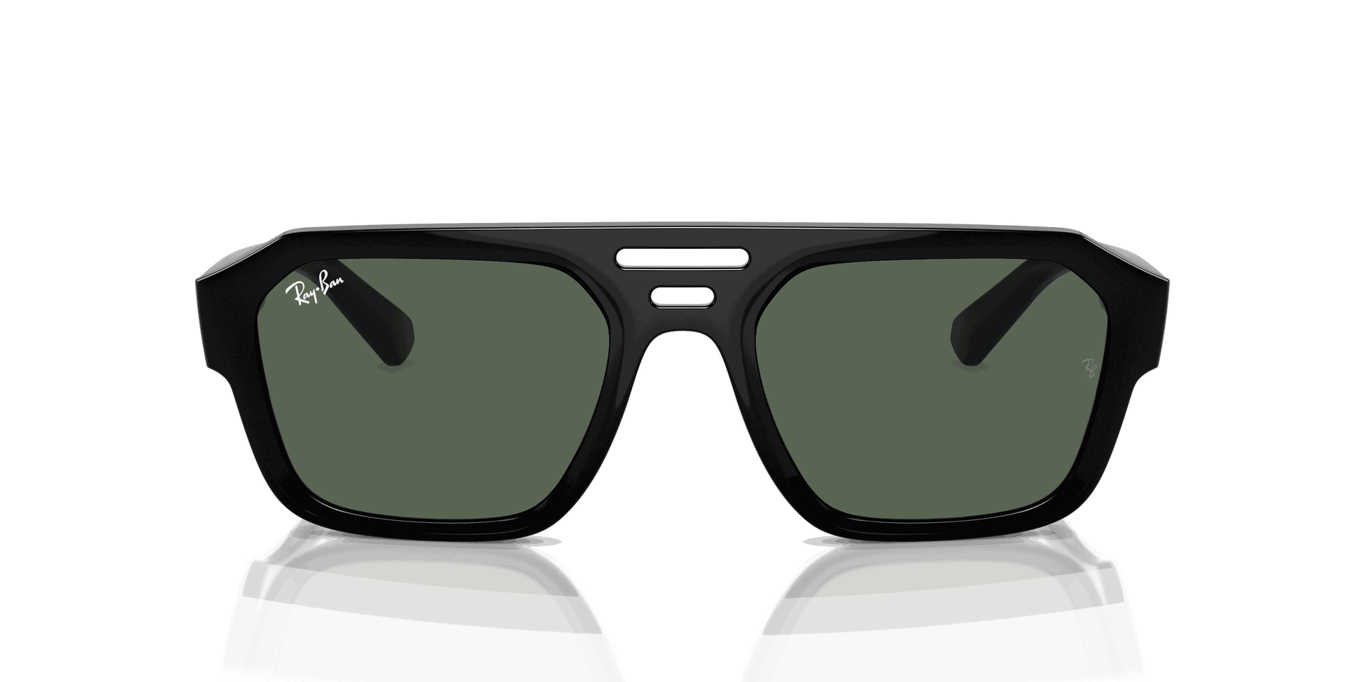 [Dark Green Lenses, Polished Black Frame]