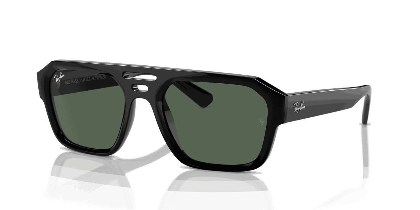[Dark Green Lenses, Polished Black Frame]