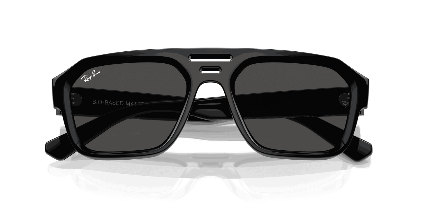 [Dark Grey Lenses, Polished Black Frame]