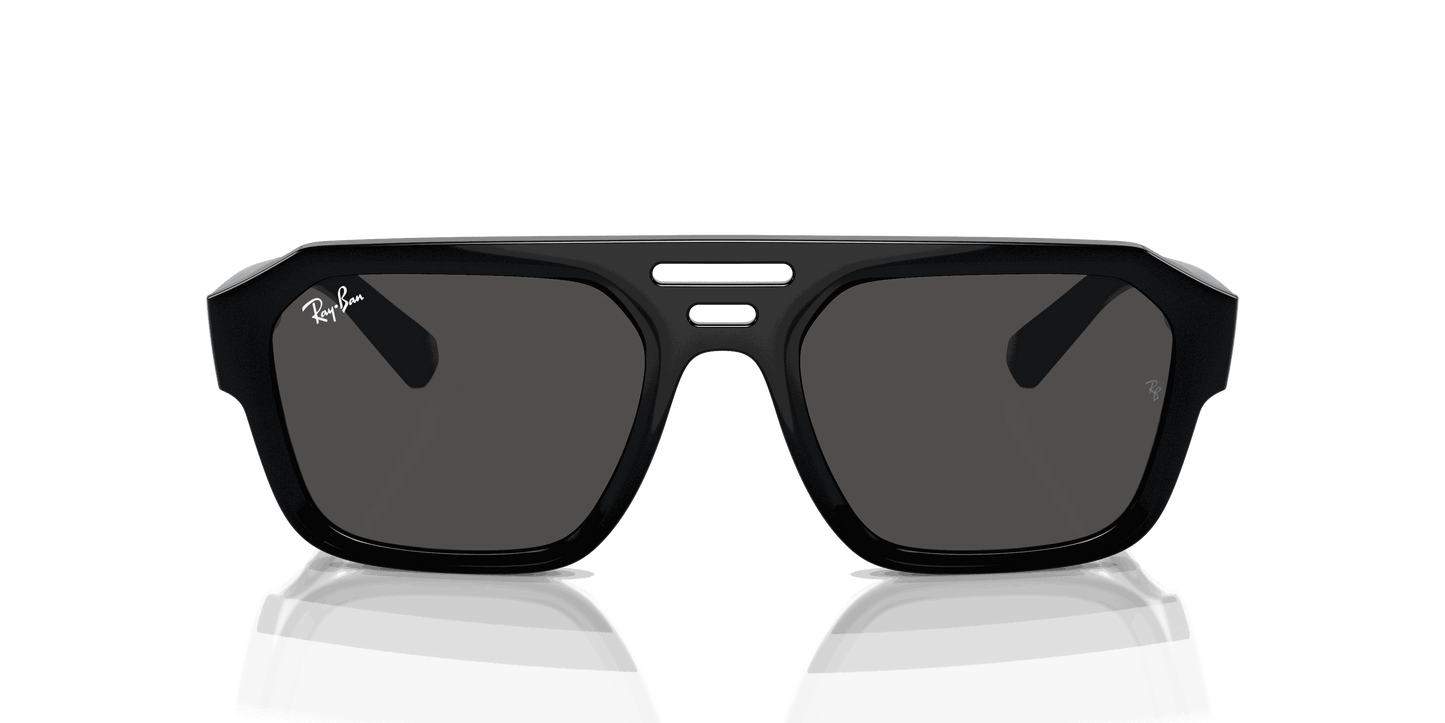 [Dark Grey Lenses, Polished Black Frame]