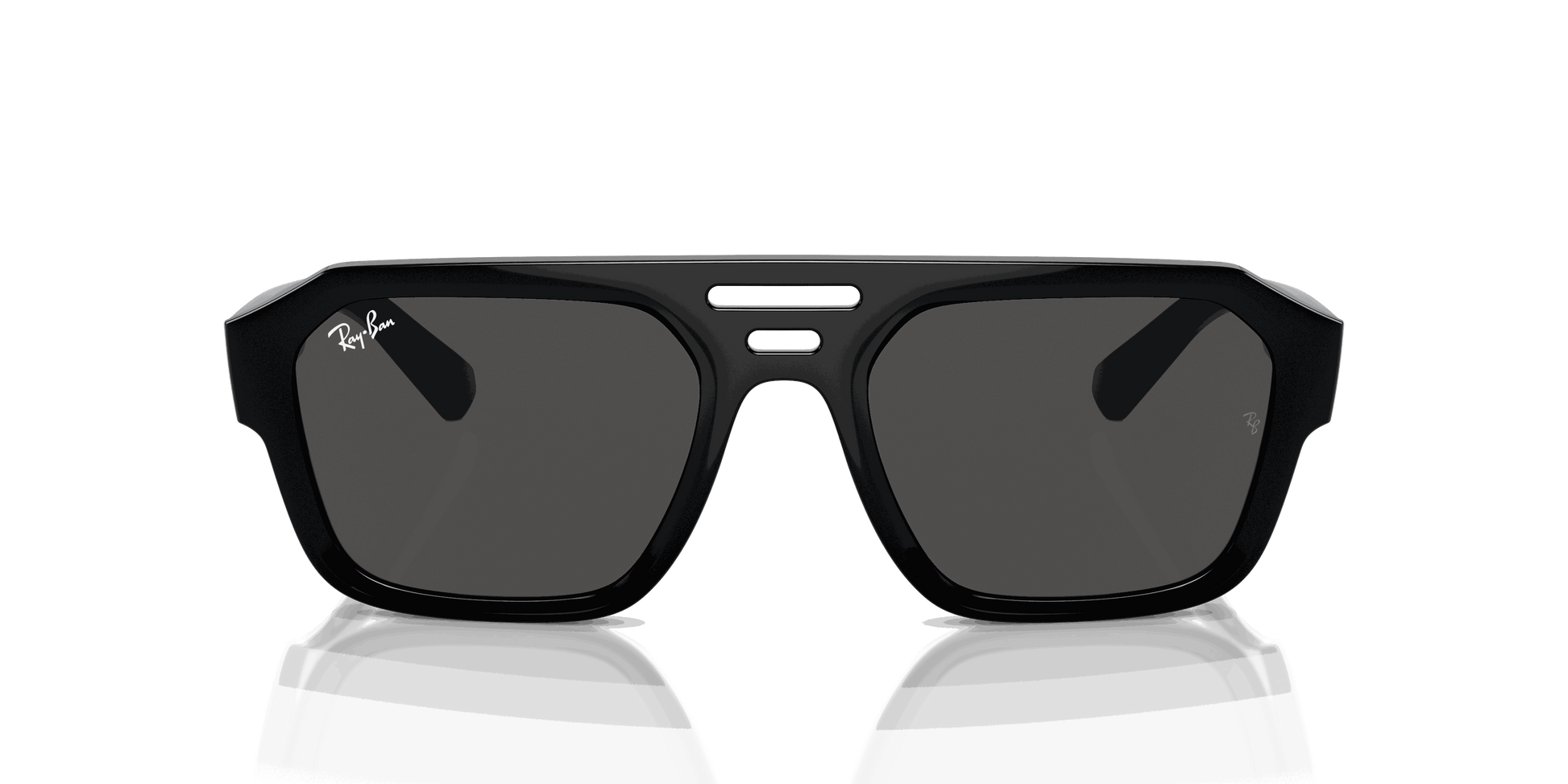 [Dark Grey Lenses, Polished Black Frame]
