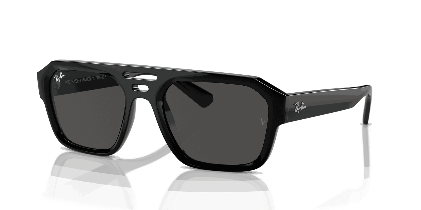 [Dark Grey Lenses, Polished Black Frame]