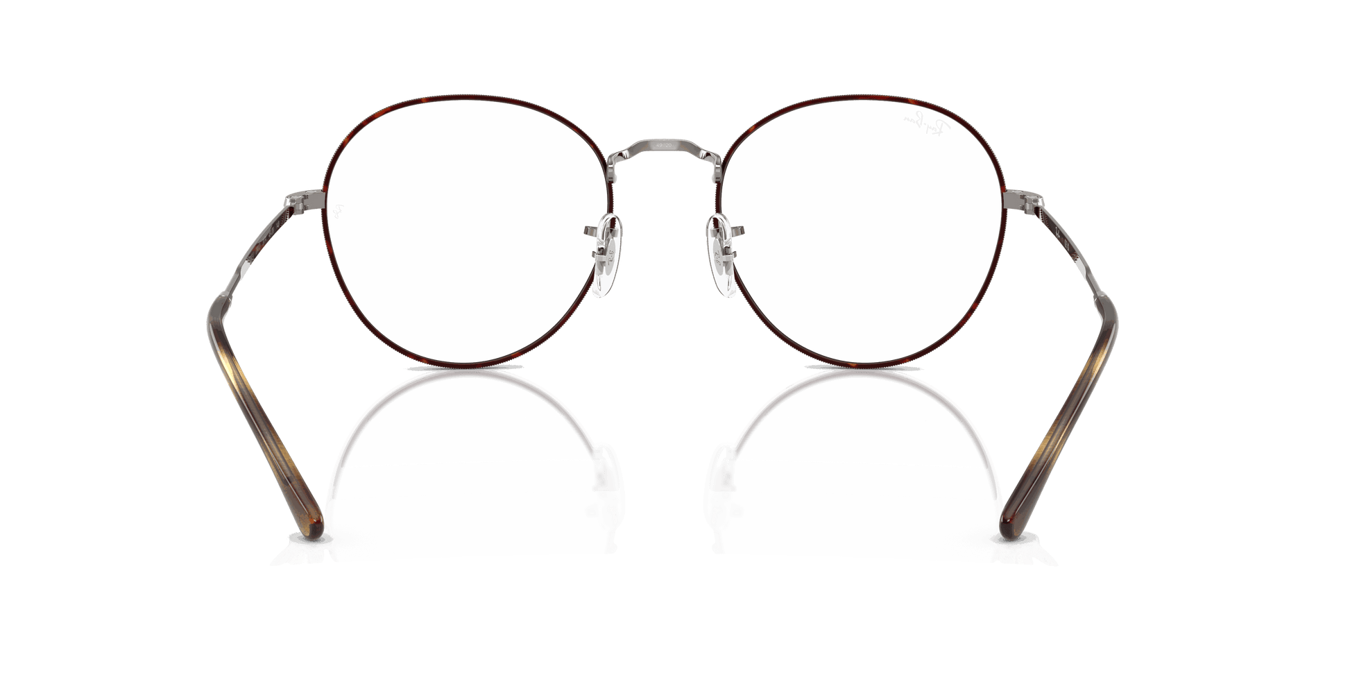 [Clear Lenses, Polished Havana On Gunmetal Frame]