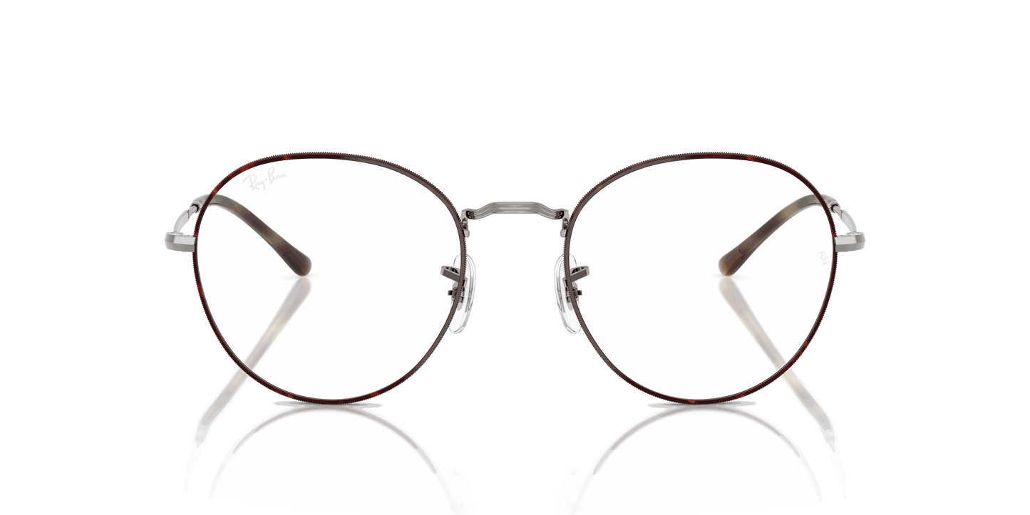 [Clear Lenses, Polished Havana On Gunmetal Frame]