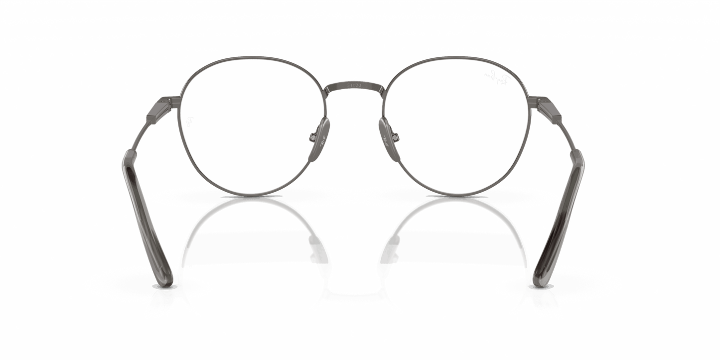 [Clear Lenses, Polished Gunmetal Frame]