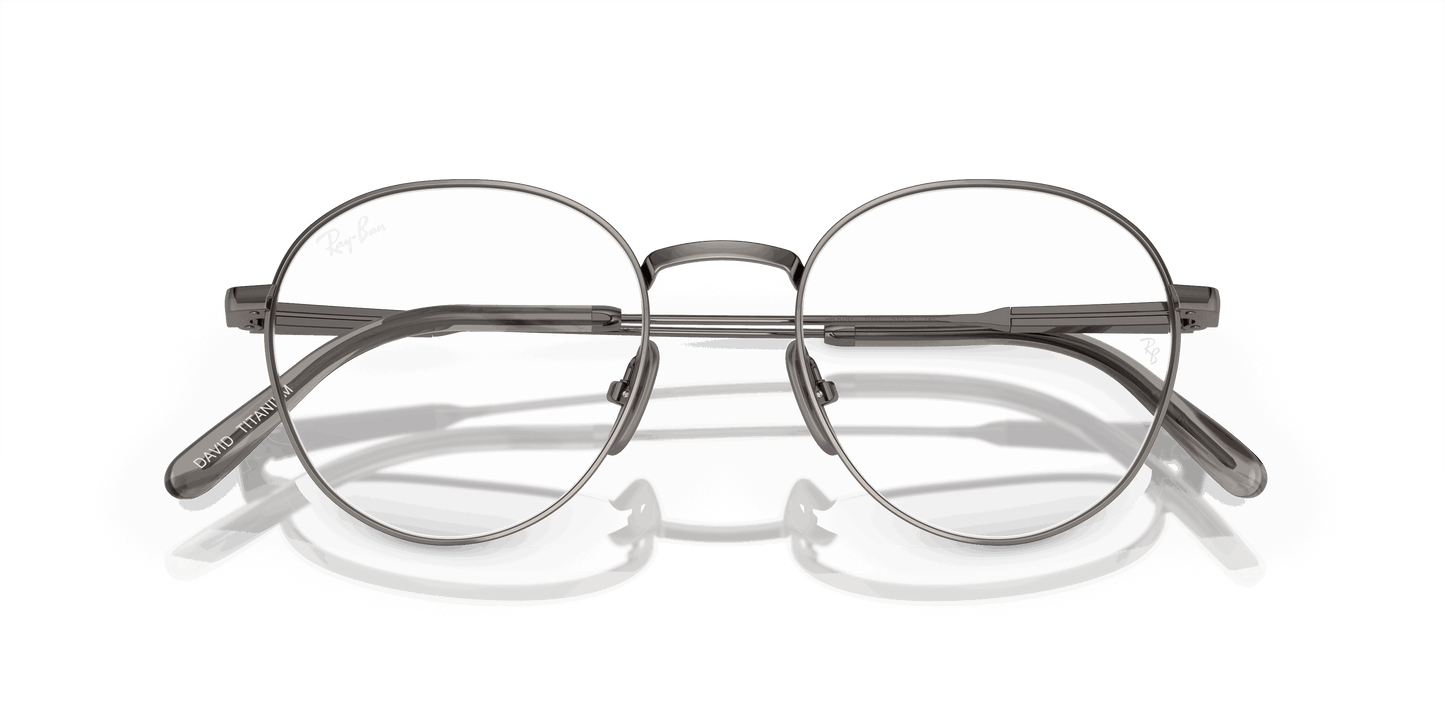 [Clear Lenses, Polished Gunmetal Frame]