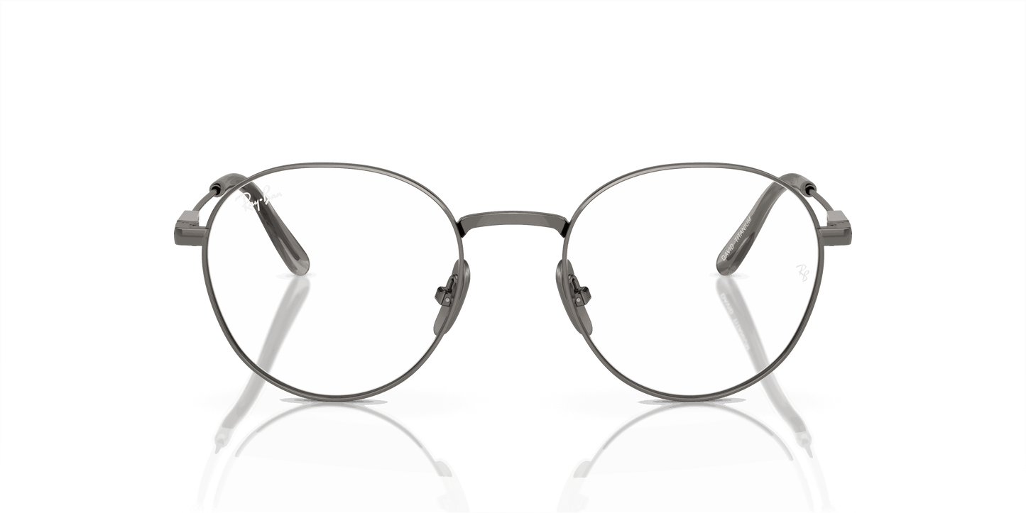 [Clear Lenses, Polished Gunmetal Frame]