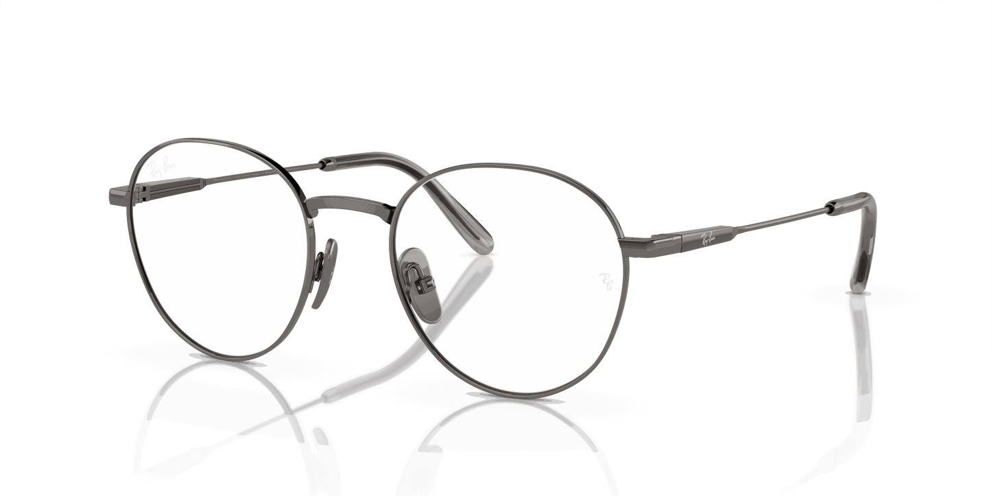 [Clear Lenses, Polished Gunmetal Frame]