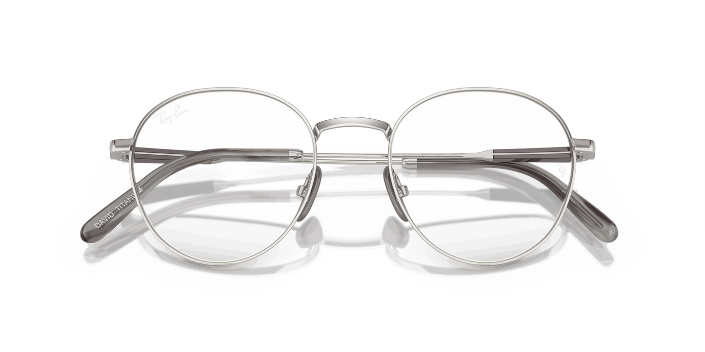 [Clear Lenses, Polished Silver Frame]