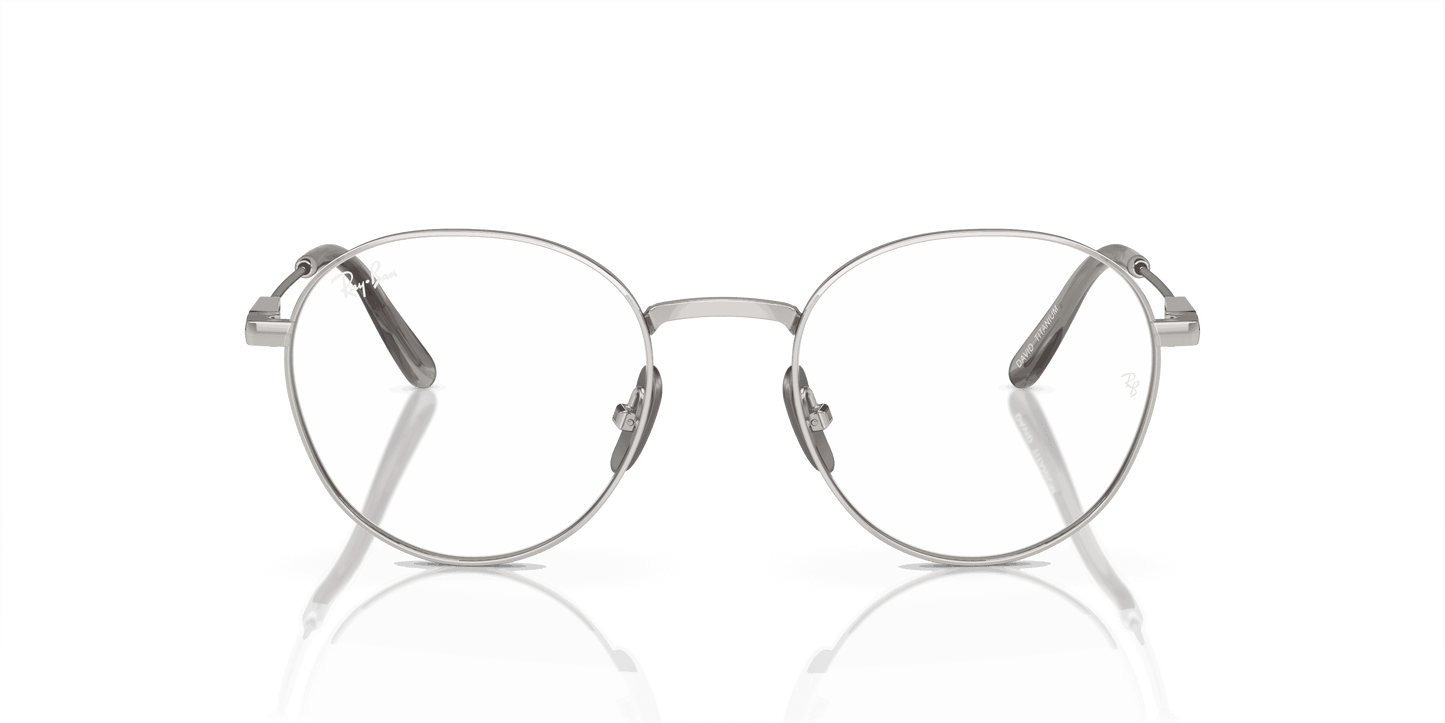 [Clear Lenses, Polished Silver Frame]