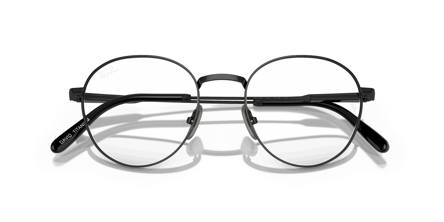 [Clear Lenses, Polished Black Frame]