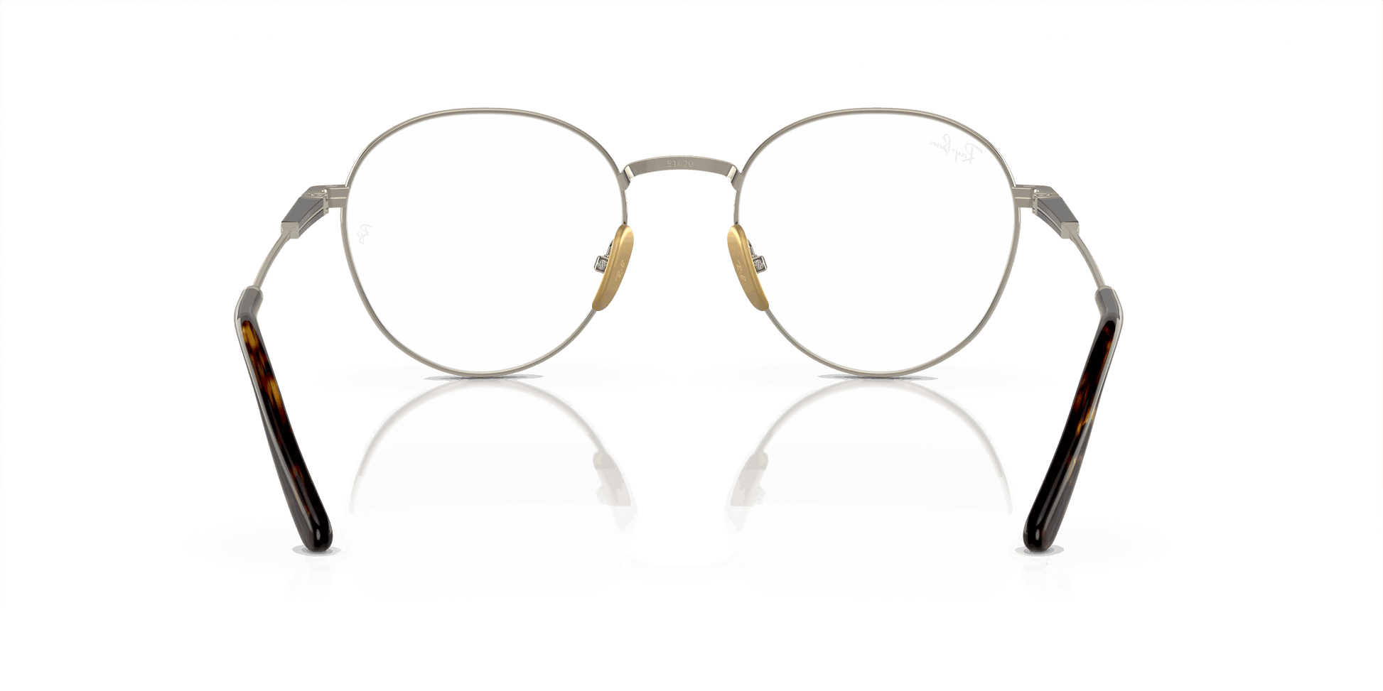 [Clear Lenses, Polished Arista Gold Frame]