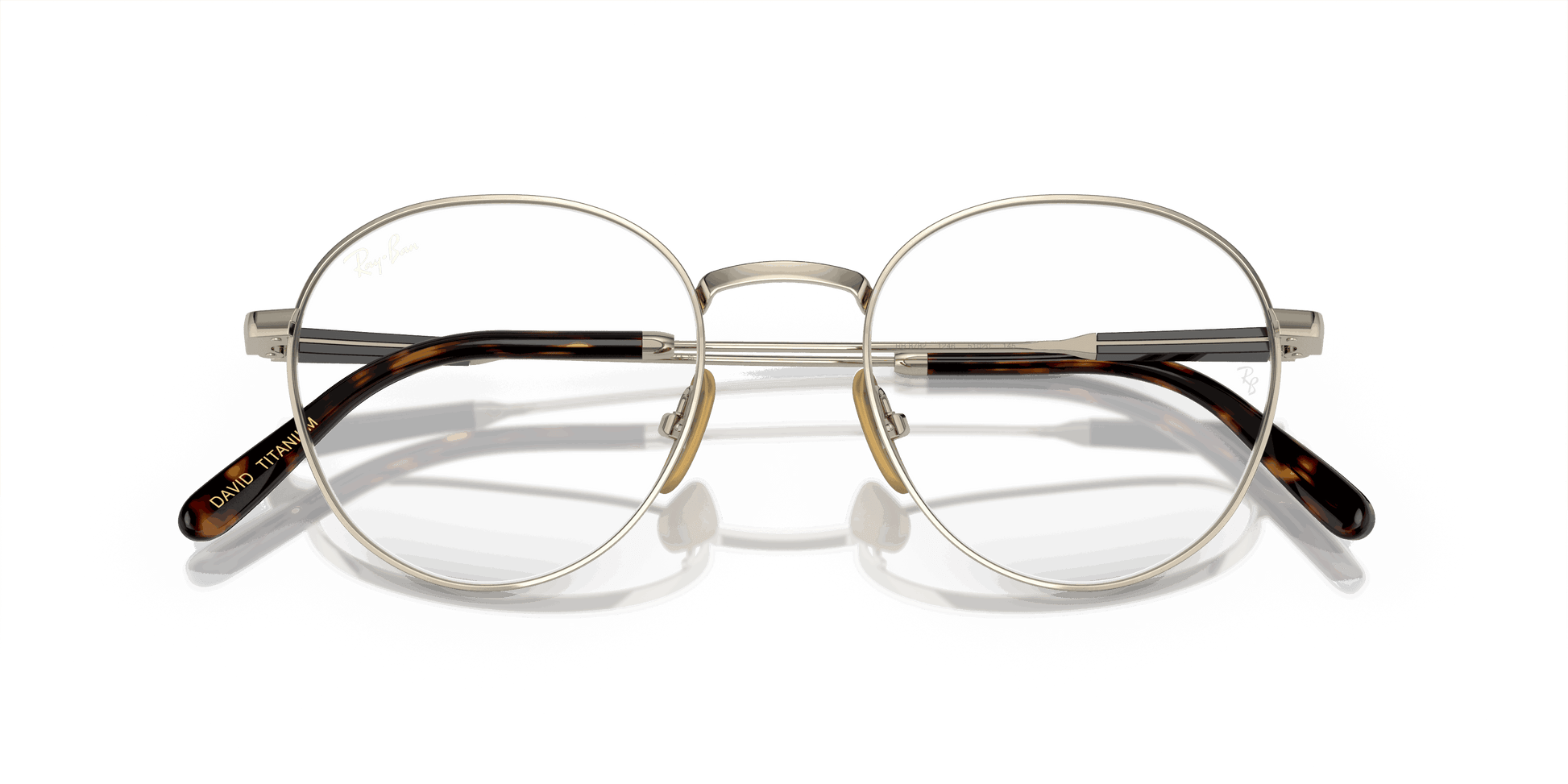 [Clear Lenses, Polished Arista Gold Frame]
