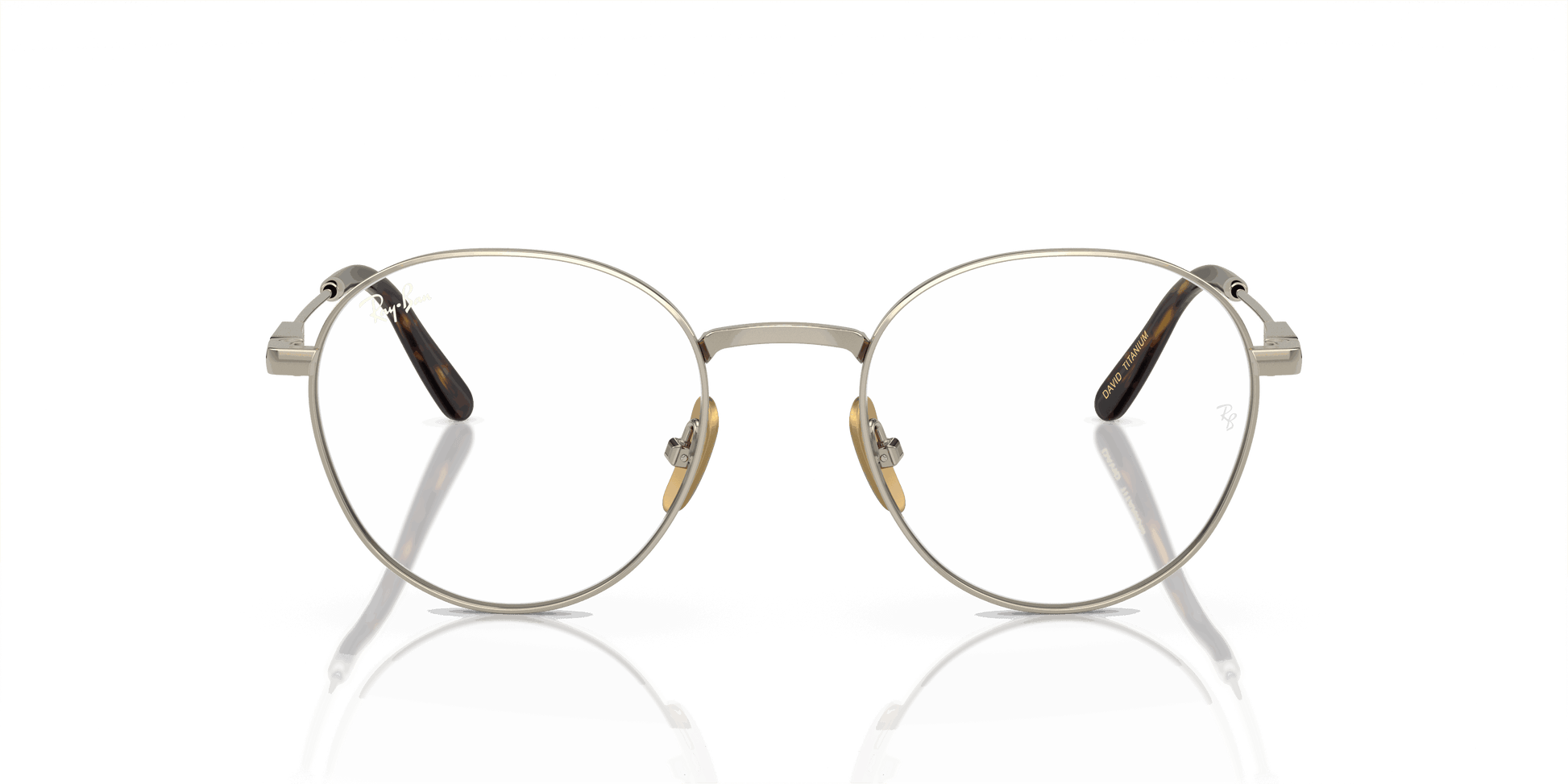 [Clear Lenses, Polished Arista Gold Frame]