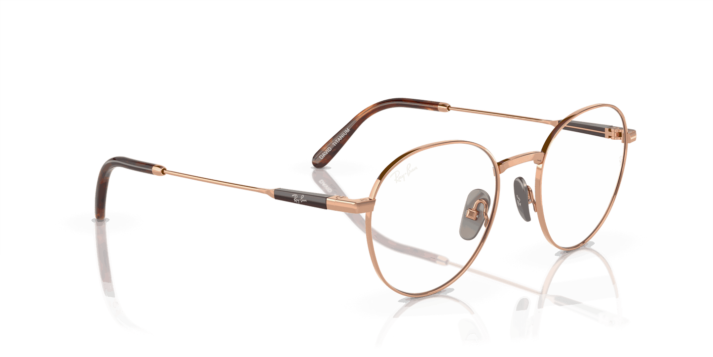 [Clear Lenses, Polished Light Brown Frame]