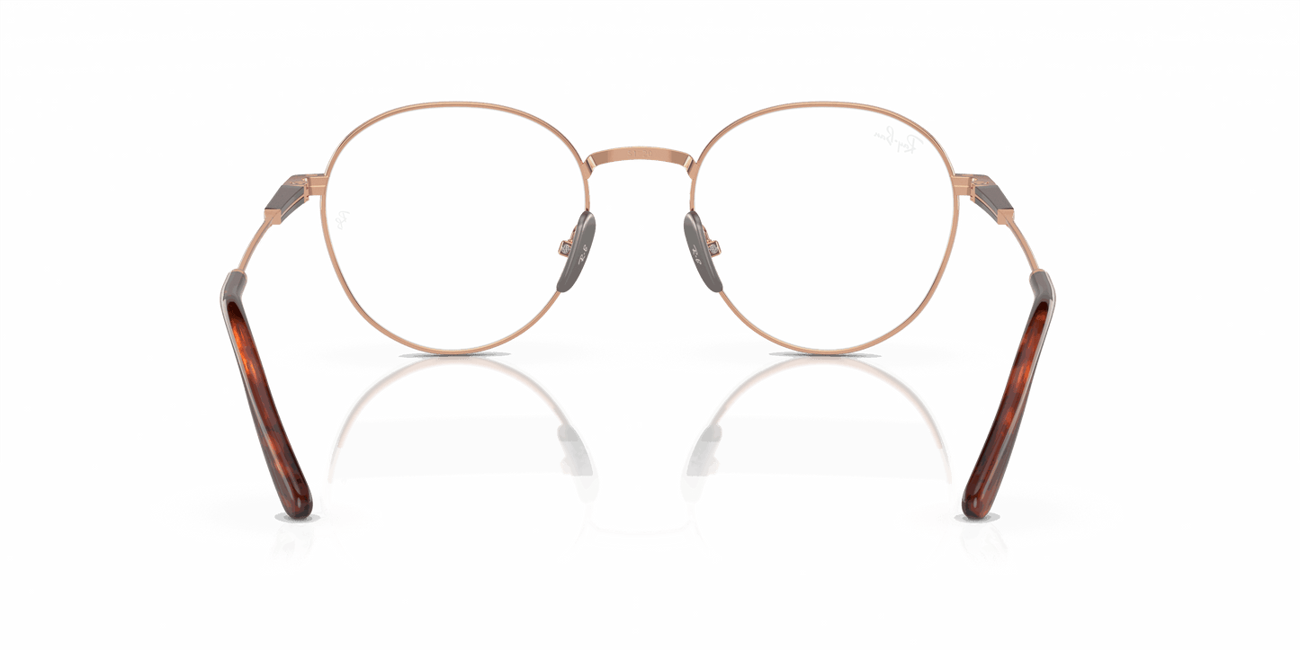 [Clear Lenses, Polished Light Brown Frame]