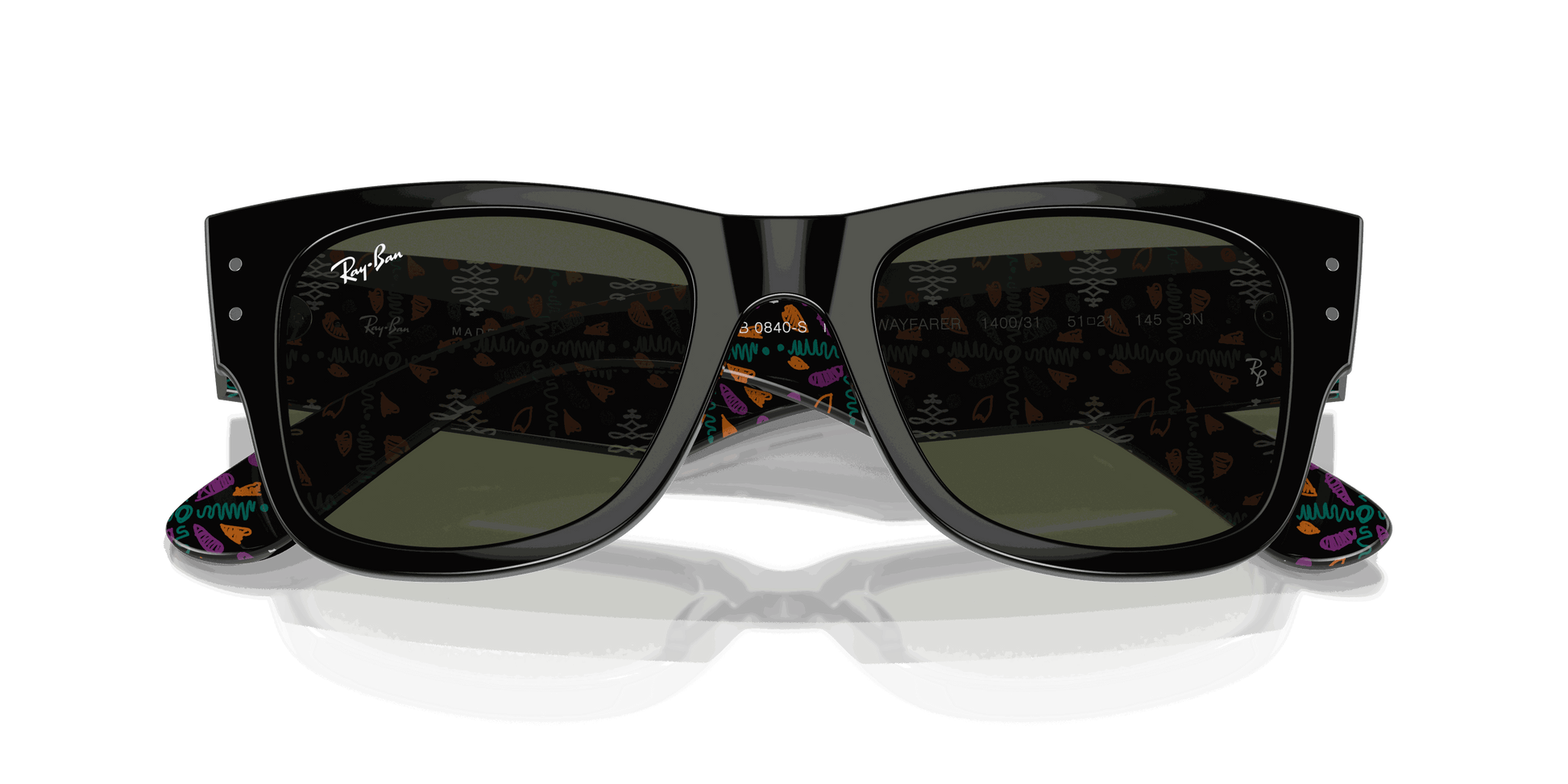[G-15 Green Lenses, Polished Black Frame]