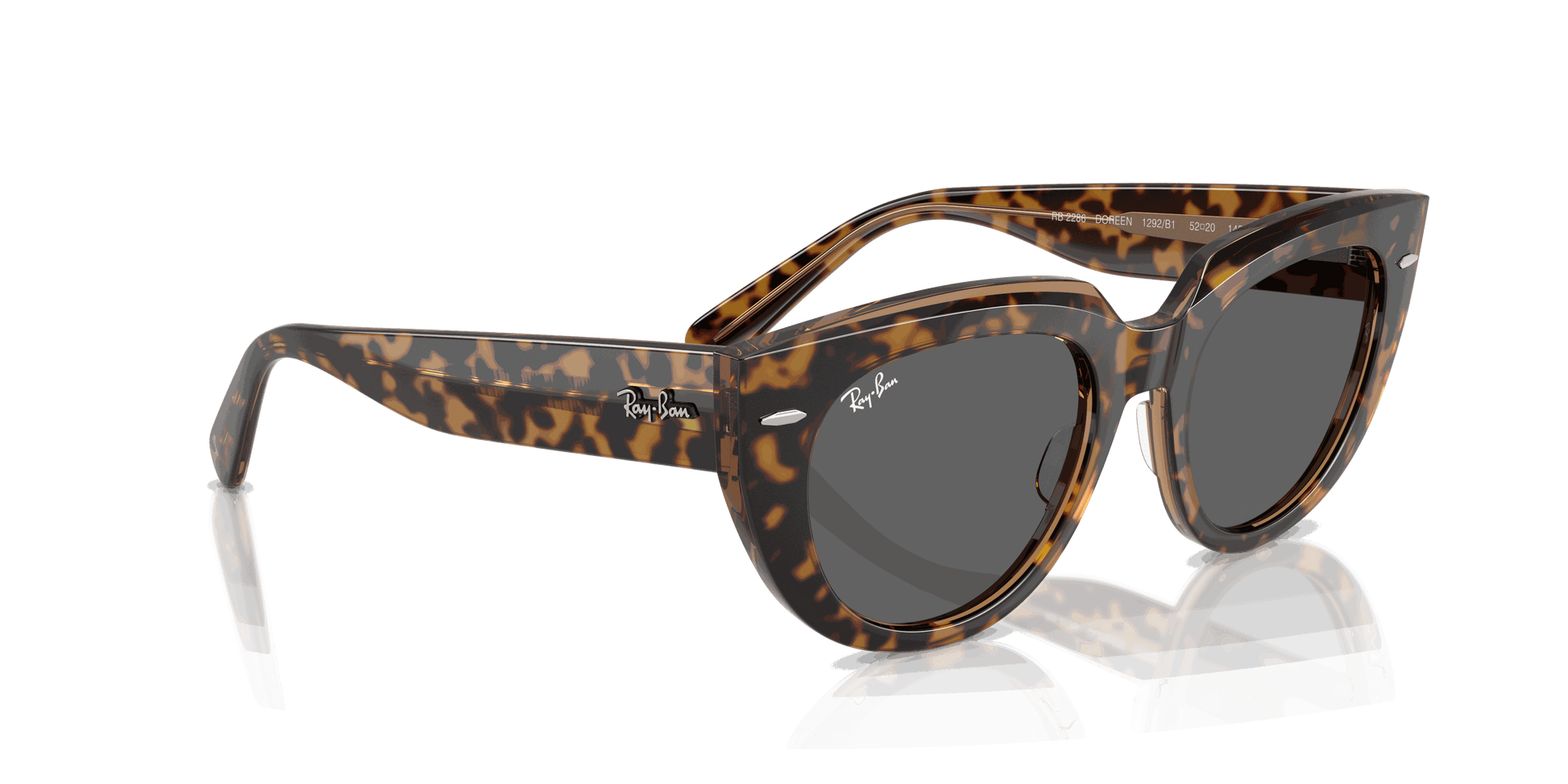 [Dark Grey Lenses, Polished Havana On Transparent Brown Frame]
