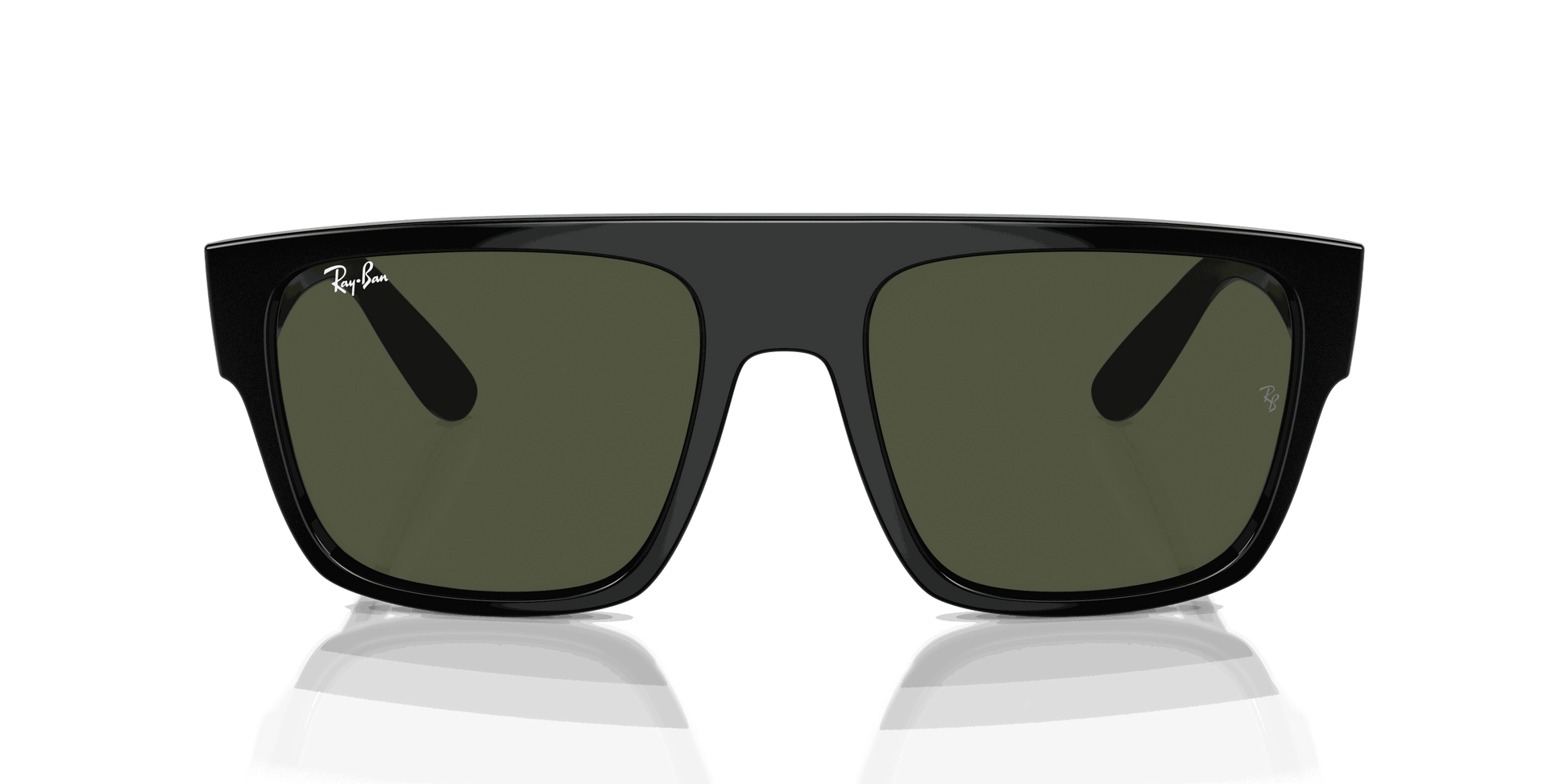 [Green Lenses, Polished Black Frame]