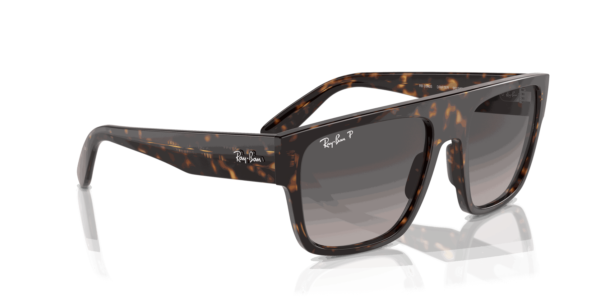 [Grey Lenses, Polished Havana Frame]