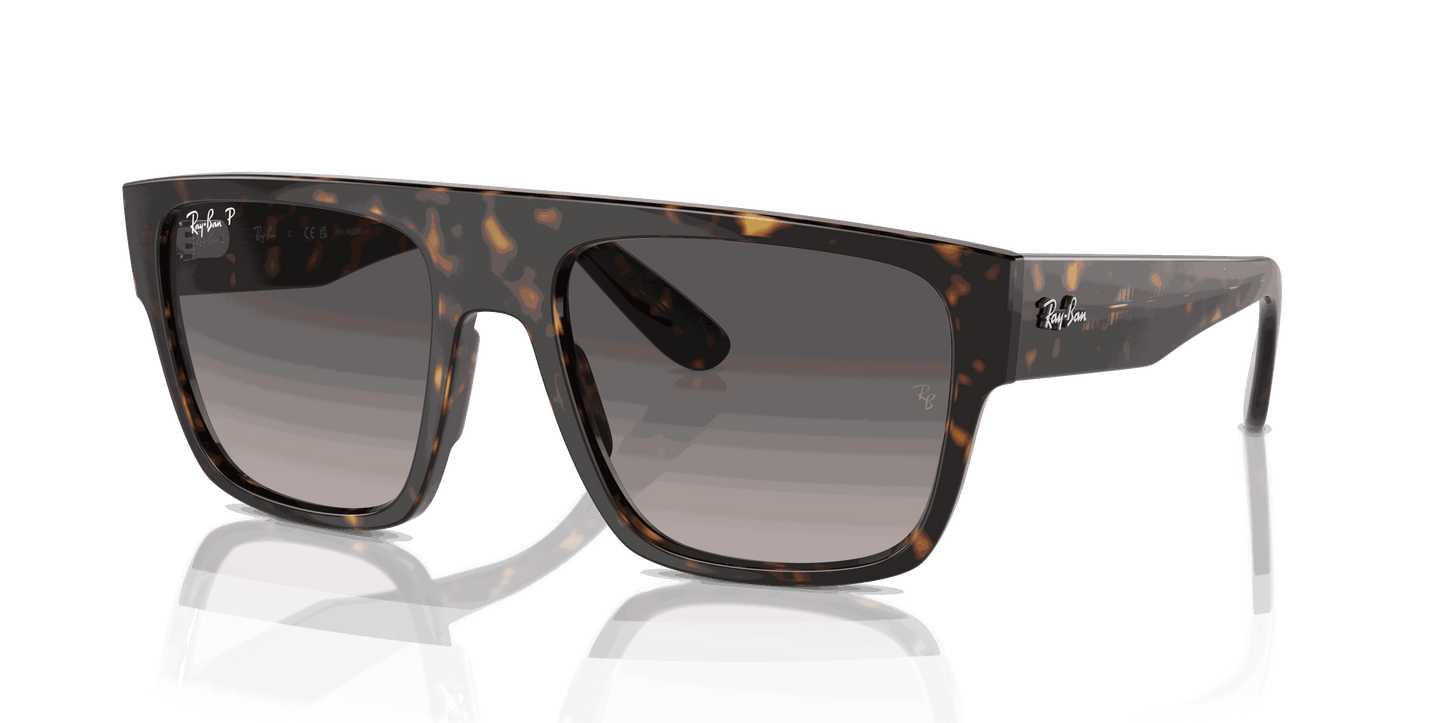 [Grey Lenses, Polished Havana Frame]