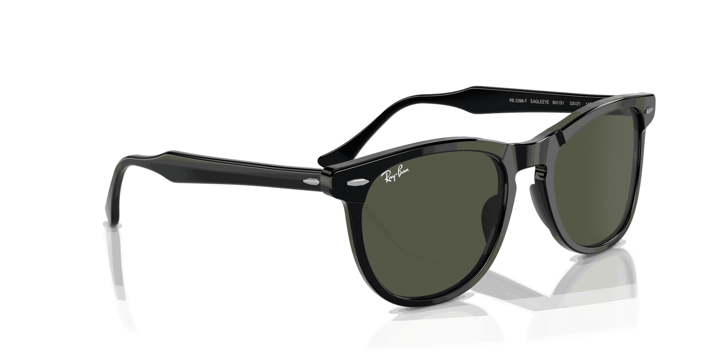 [Green Lenses, Polished Black Frame]