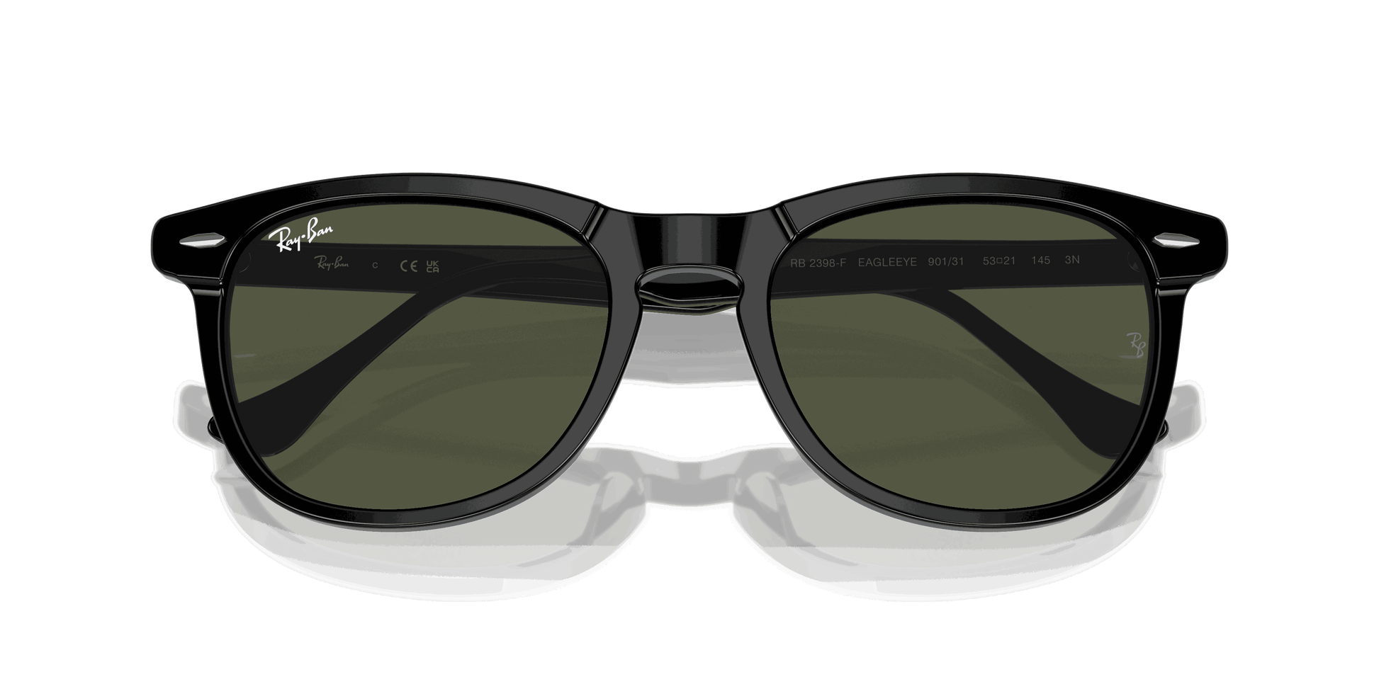 [Green Lenses, Polished Black Frame]