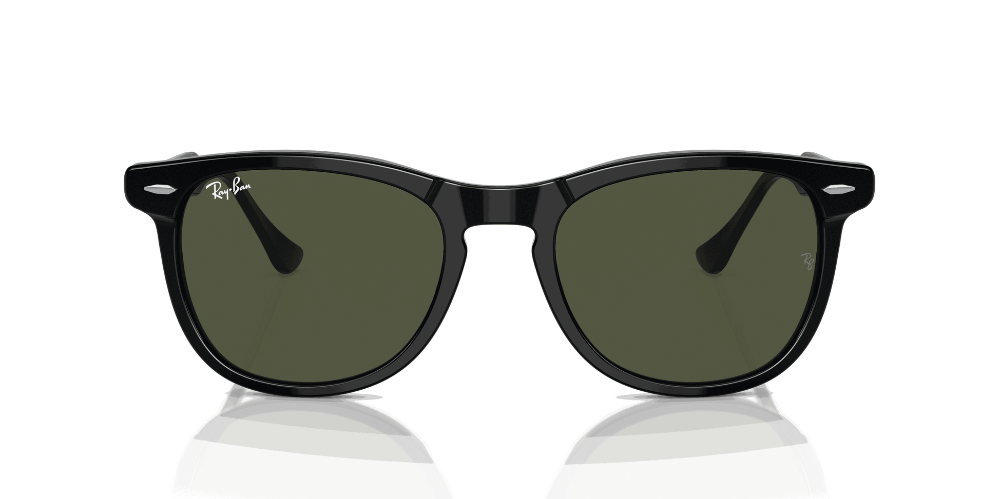 [Green Lenses, Polished Black Frame]