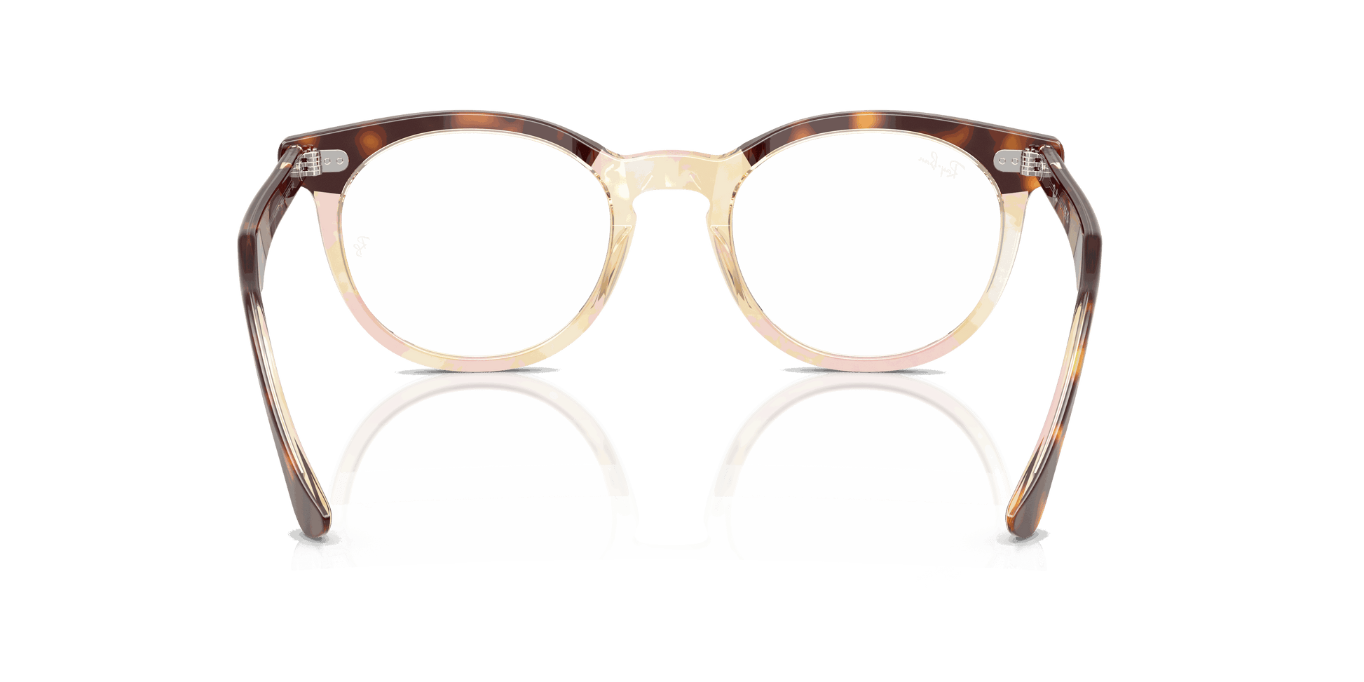 [Clear Lenses, Polished Light Havana On Multicolor Frame]